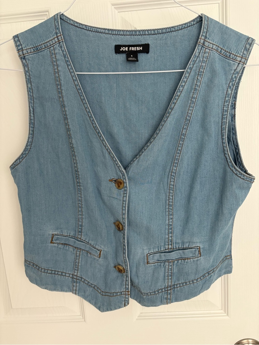 Joe Fresh Light Blue Denim Shirt Jacket